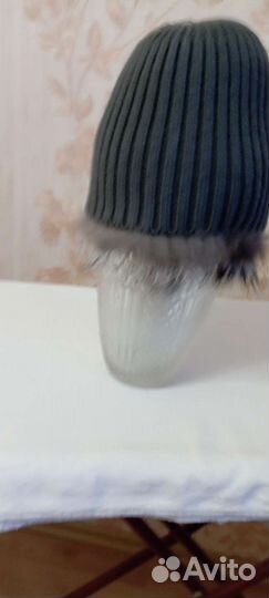 Шапка женская из чернобурки