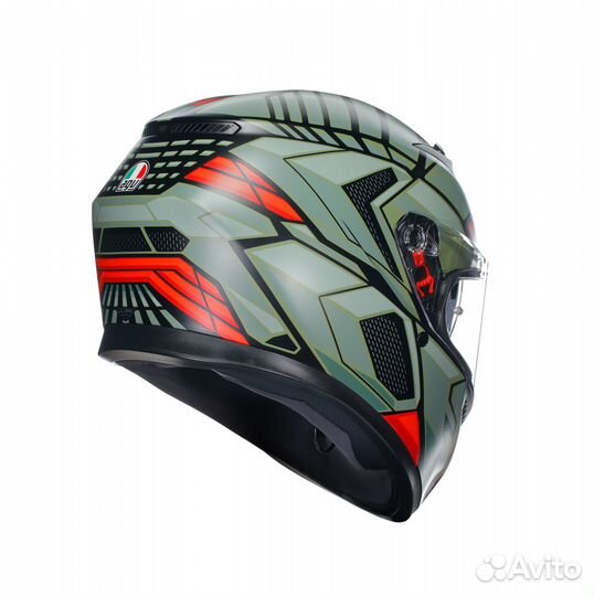 K3 DOT(E2206) - kamaleon black/RED/green