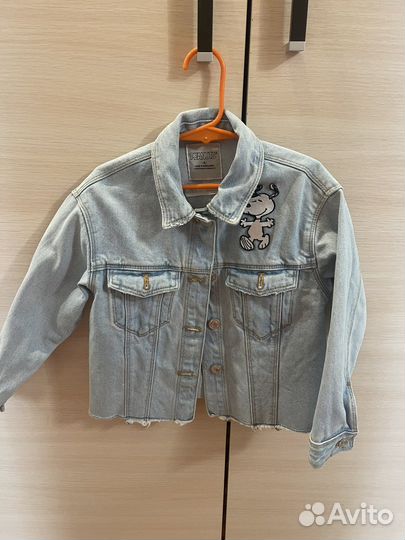 Джинсовая куртка zara для девочки
