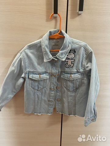 Джинсовая куртка zara для девочки