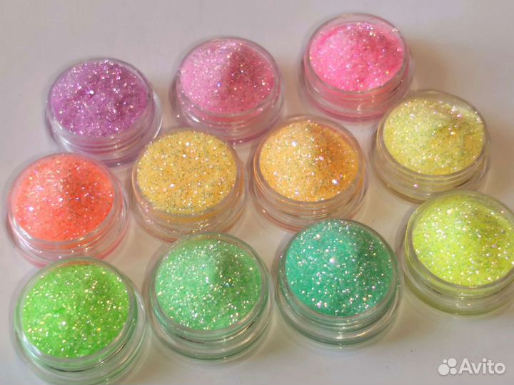 Глиттер / блёстки цветные хамелеон