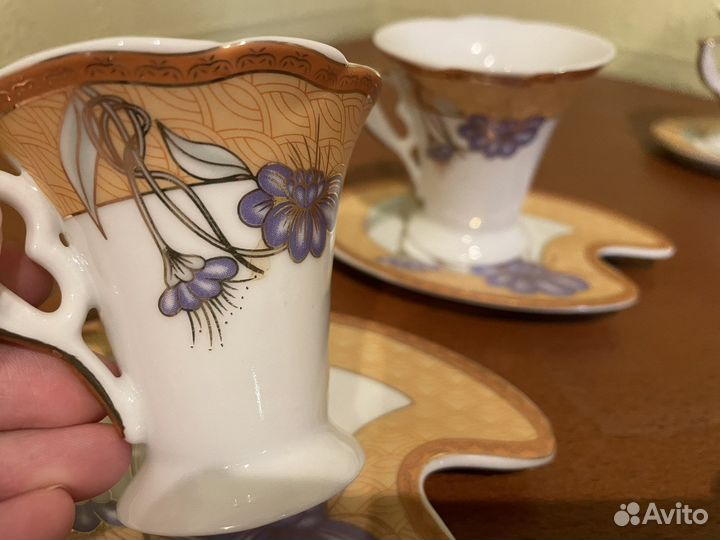 Yamasen gold collection 24ct Чайный сервиз