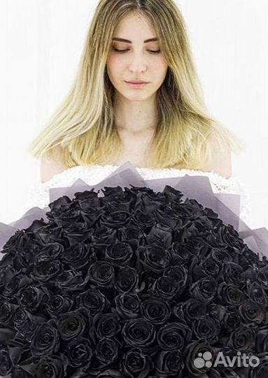 Чёрные розы Букеты доставка цветов