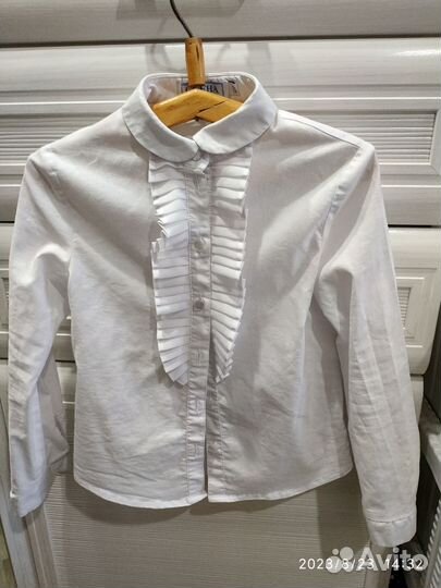 Блузки школьные 122 128