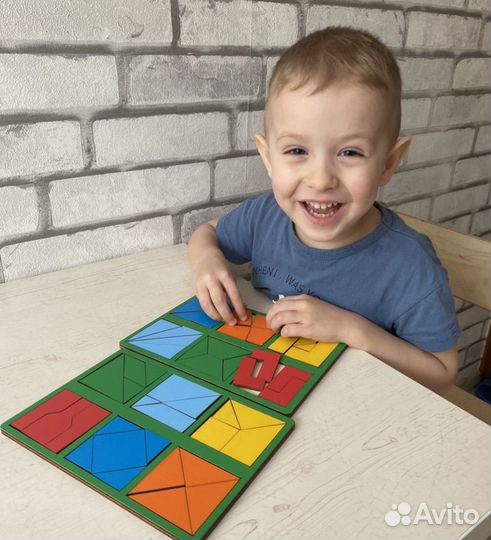 Квадраты Никитина 1,2,3 уровень