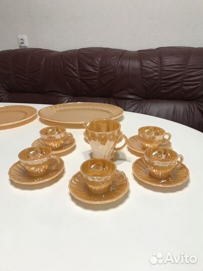 Кофейный сервиз Anchor hocking, 70е г США