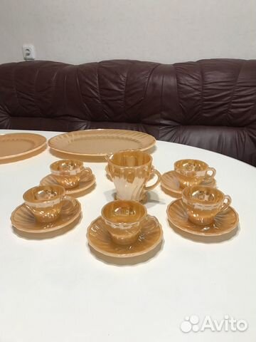 Кофейный сервиз Anchor hocking, 70е г США