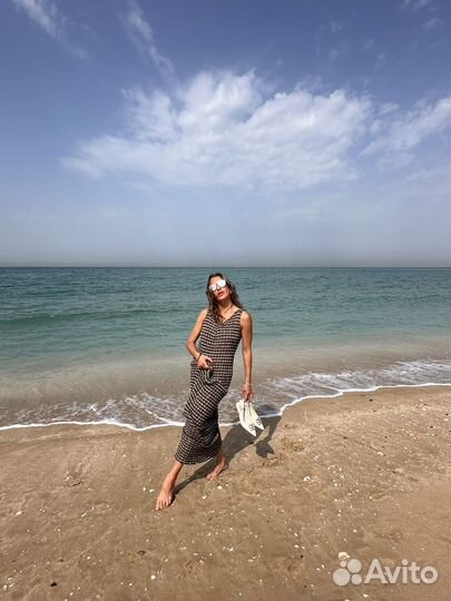 Вязаное платье