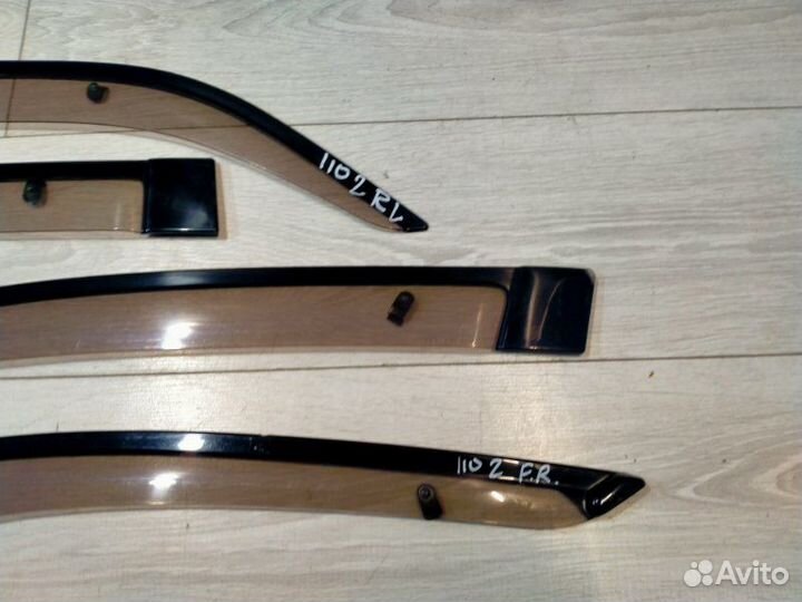 Ветровики комплект Toyota Mark I I JZX110 1jzfse