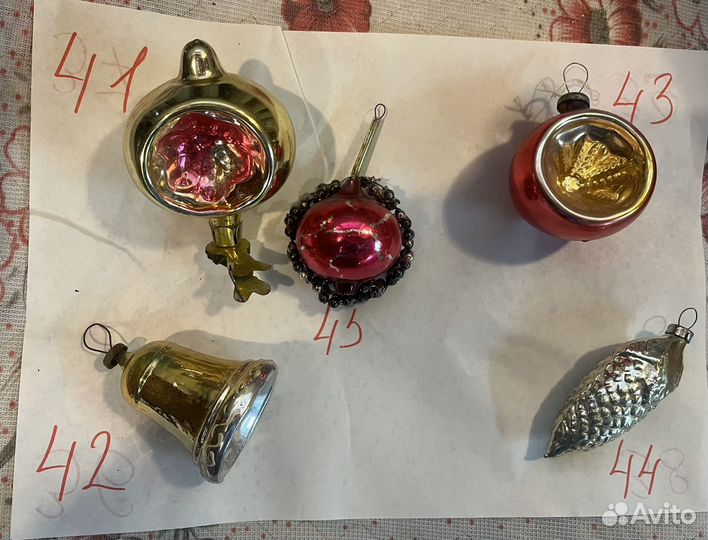 Елочные игрушки СССР