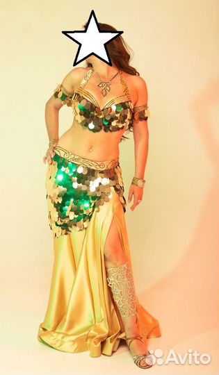 Костюм для восточных танцев, для танца живота