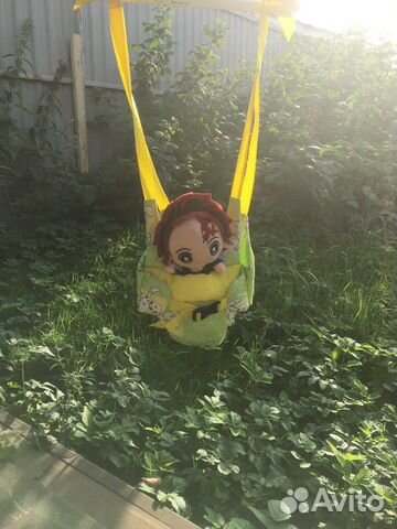 Прыгунки качели детские напольные