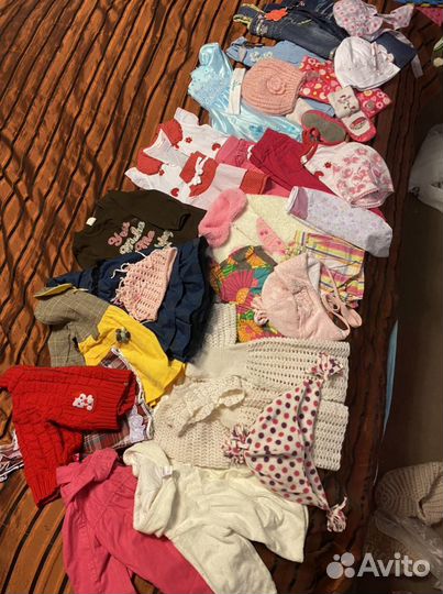 Пакет вещей на девочку 12-18 мес
