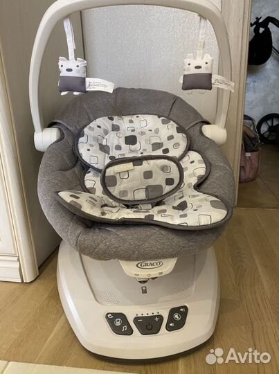 Graco детские электронные качели move with me bloc