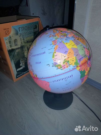 Глобус с подсветкой 32 см