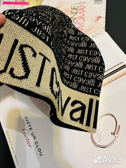 Шапка шарф Just Cavalli оригинал