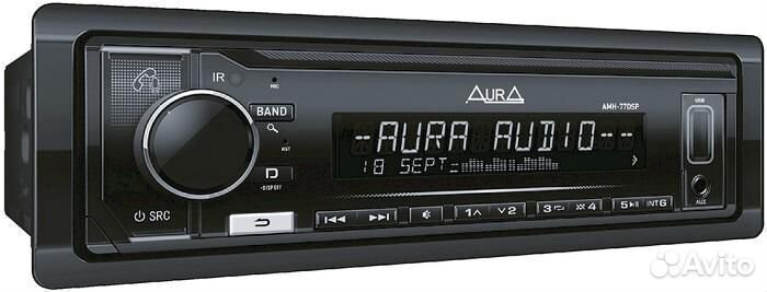 Автомагнитола AurA AMH-77DSP black edition