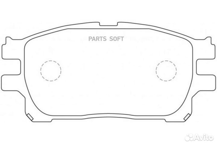 Nibk PN1784 Колодки торм