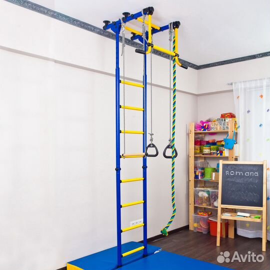 Шведская стенка (спорткомплекс) + мат 100x100x10