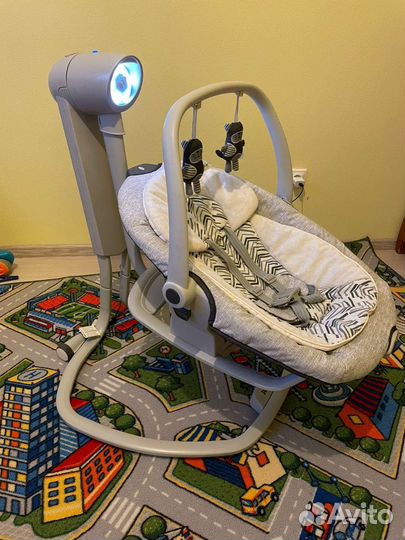 Детские электронные качели для новорожденных