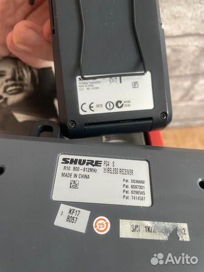 Радиокомплект Shure с гарнитурой Pg30 (r10, k6e)