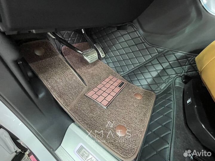 3D коврики из экокожи для Range Rover Sport