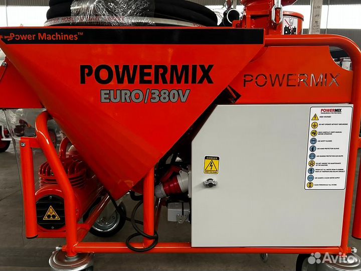 Штукатурная станция PowerMix Euro 380В