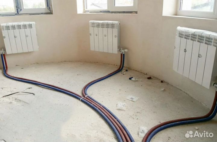 Сантехник Установка душевых кабин