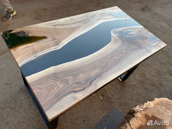 Стол-река. Спилы и слэбы. Столярные изделия