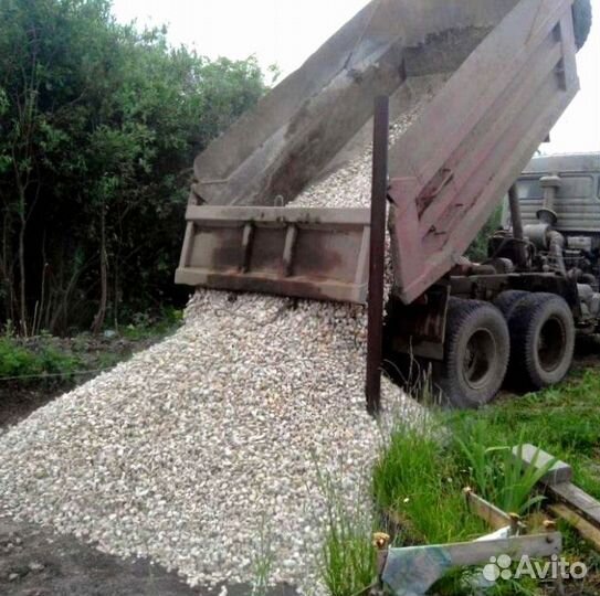 Щебень известняковый с доставкой