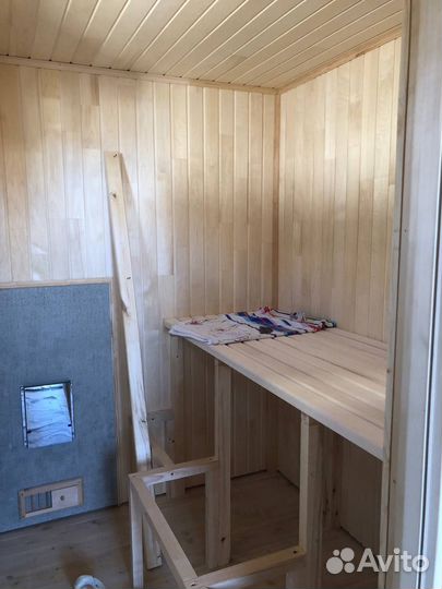 Баня с хозяйственным блоком из минибруса
