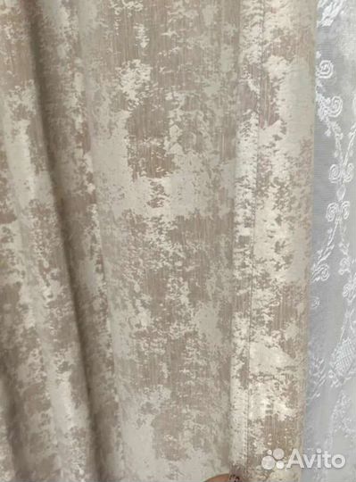 Шторы новые под мрамор