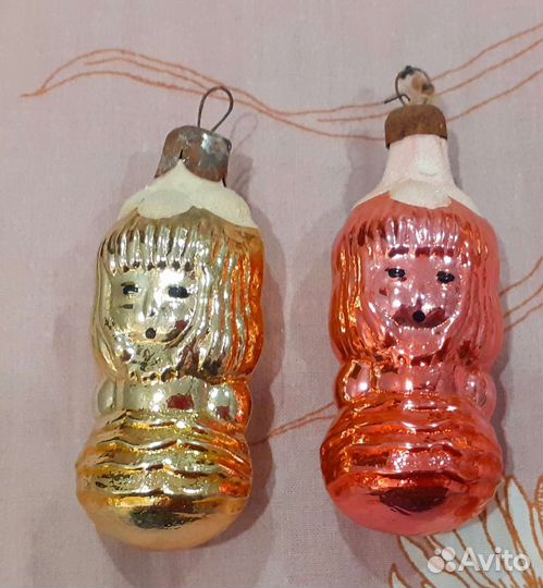 Елочные ссср. Игрушки-двойняшки(1)