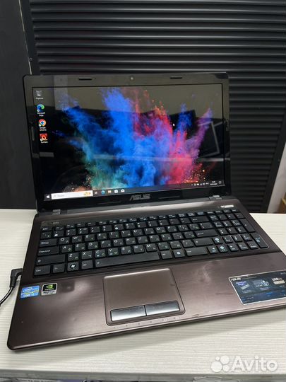 Надежный Игровой Asus K53 i3 SSD 120GB GT630 2GB