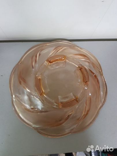 Ваза для фруктов стекло СССР