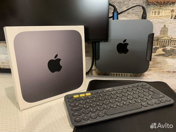 Apple mac mini 2018, i5 3,0 (6 ядер) ssd 256 GB, 8