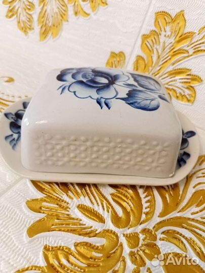 Масленка СССР Гжель