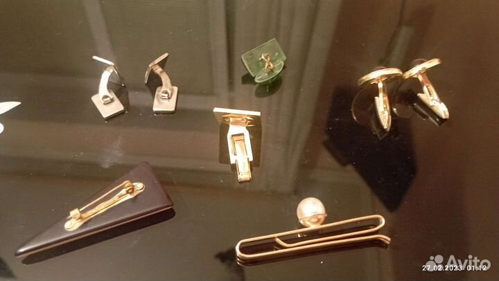 Мужские запонки,брошь СССР