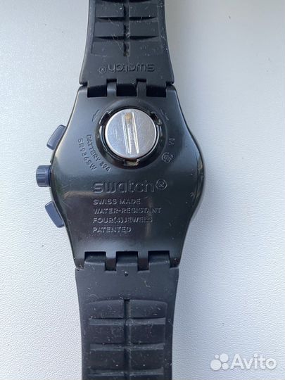 Swatch SR936SW Black Blue Оригинал