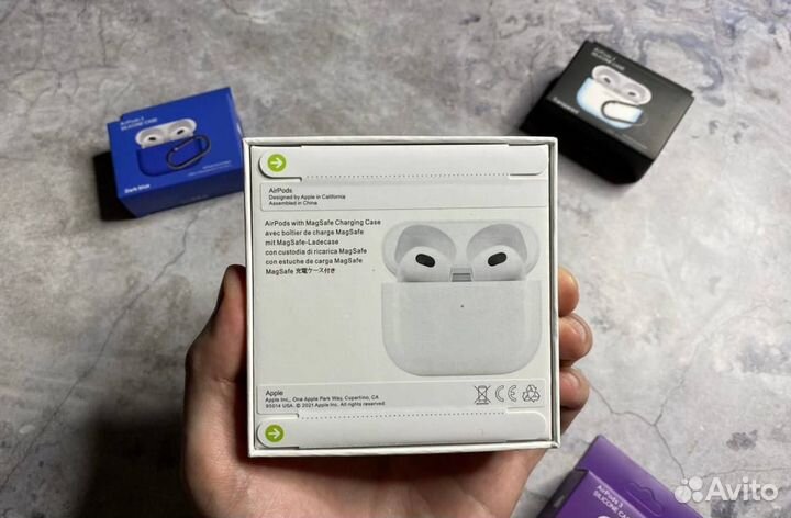 Премиум версия AirPods 3 + чехол в подарок