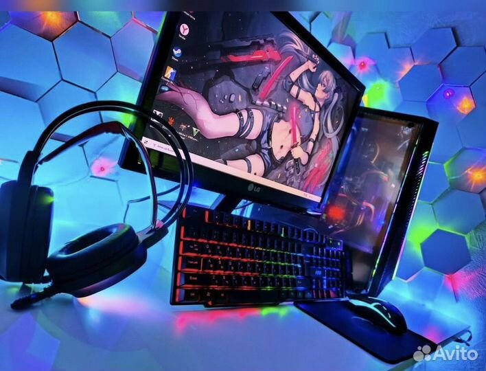 Новый игровой компьютер 10 ядер/32GB/GTX/SSD