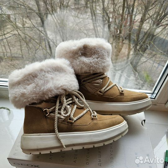 Сапоги зимние Geox 37 разм