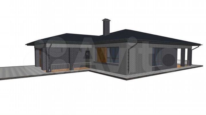 Коттедж 155 м² на участке 7,5 сот.