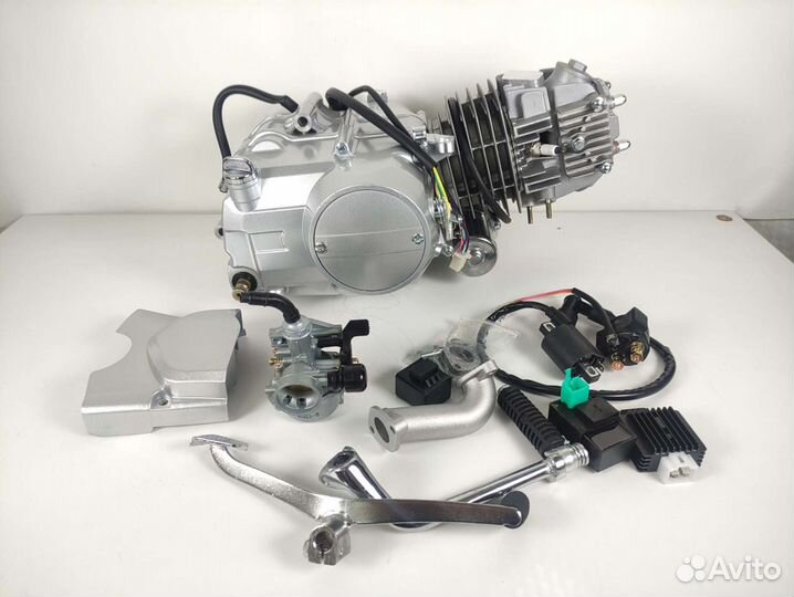 Двигатель питбайка 125см3 механика, электростартер