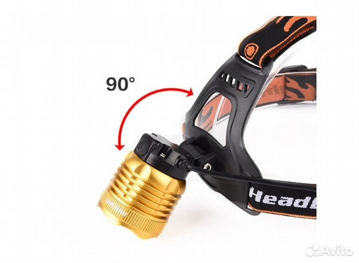 Очень яркий Налобный фонарь Cree xml T6