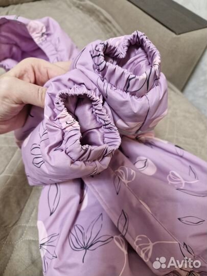 Зимний комбинезон baby go 80 для девочки