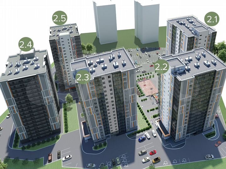 3-к. квартира, 76,2 м², 11/17 эт.