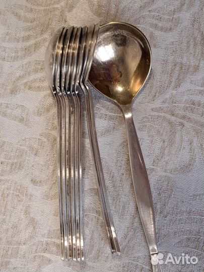 Мельхиоровые ложки Рыбки