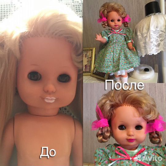 Реставрация старых кукл и мягких игрушек