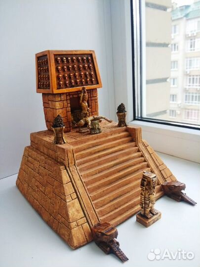 Индейцы-Солдатики. Пирамида Ацтеков.Реплика Barzso